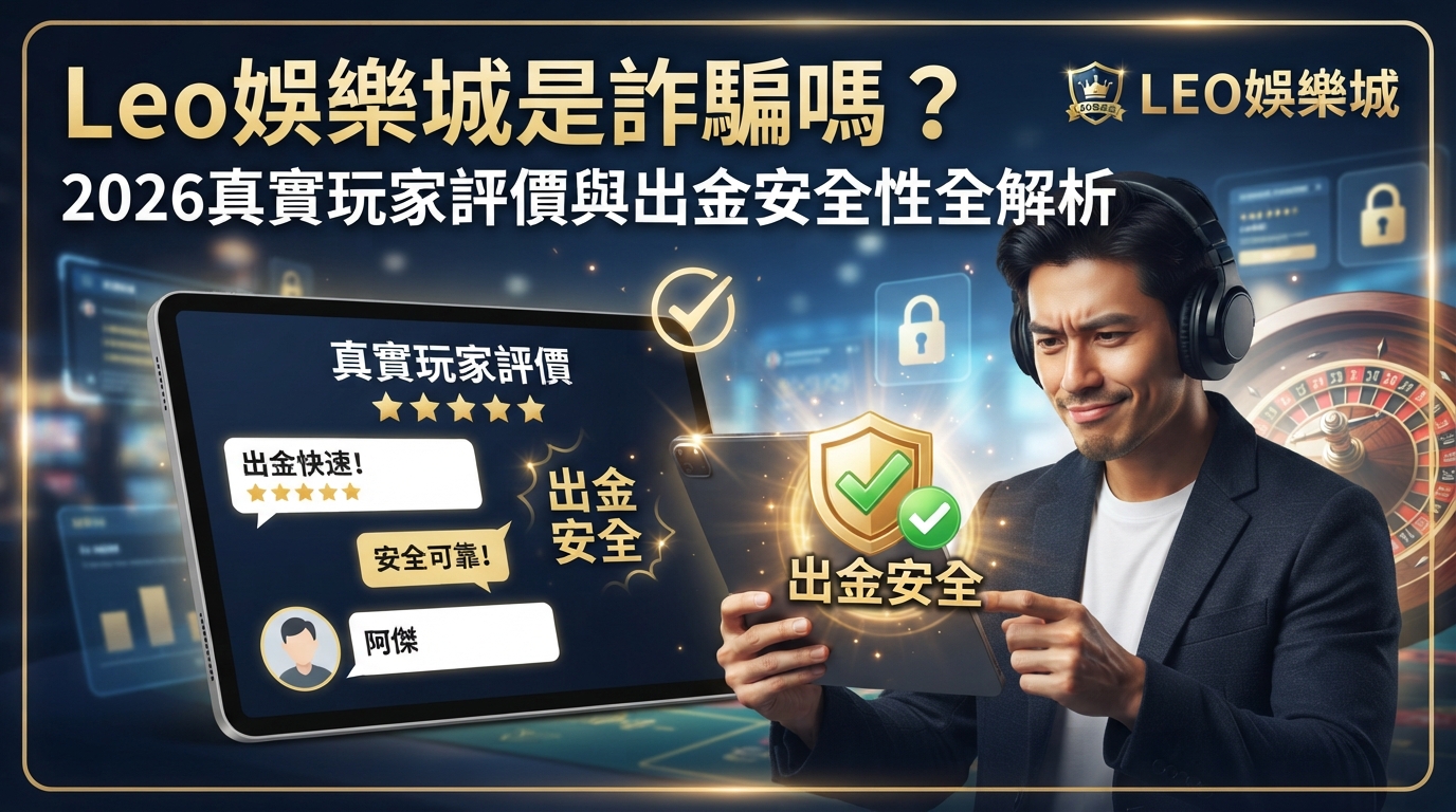 leo娛樂城是詐騙嗎？2026真實玩家評價與出金安全性全解析
